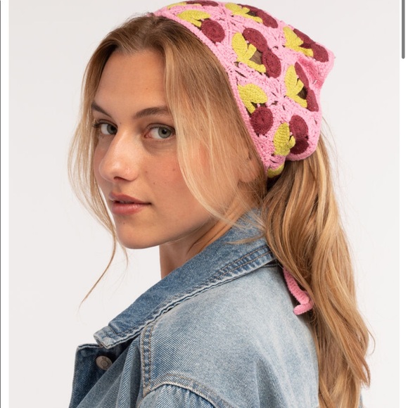 Urban Outfitters Accessories - Urban Outfitters Icon Crochet Hair Scarf
